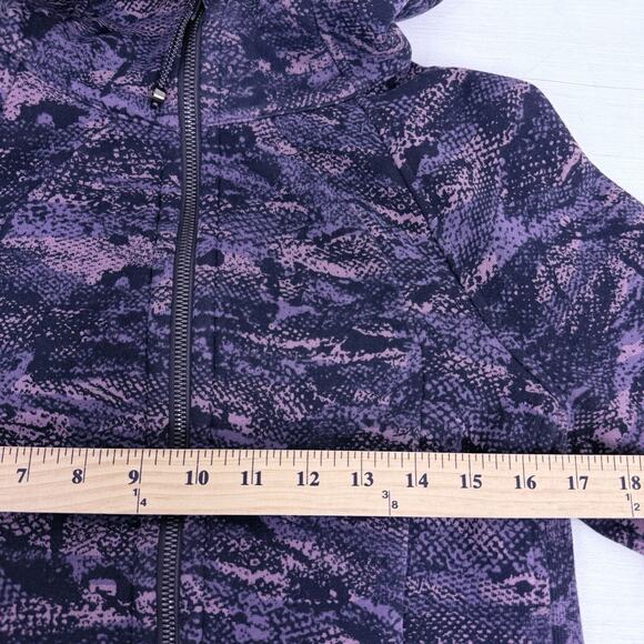 Lululemon Scuba Hoodie IV Size 6 Rip Wave Purple Full Zip Athleisure Fleece - Picture 13 of 16
